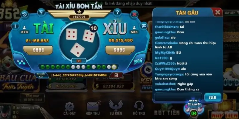 Cách chơi tài xỉu B52 tại Kubet88