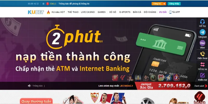 Truy cập liên kết chính thống để đăng nhập Kubet88